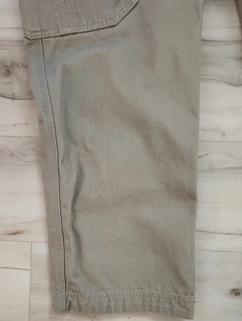 Duluth Trading Co. Fire Hose Relaxed Fit Cargo Work Pants Size 40x30 Tan Khaki